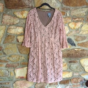 Rabbit Rabbit Rabbit Pink Lace Dress